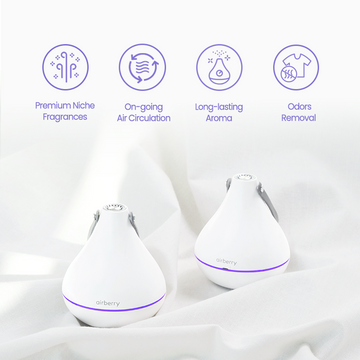 airberry [Fragrance·Air Circulation] Smart Clothing Care Device + Fragrance Tablets(3pcs)